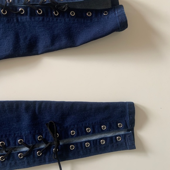 3 FOR 30 🎉 Lace Up Skinny Jeans | Size 7 - Picture 3 of 4
